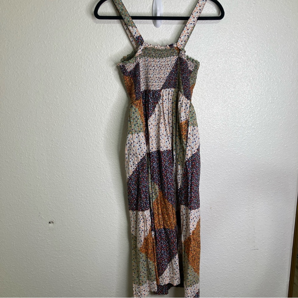 Universal Thread Patchwork Floral Smocked Sleevel… - image 3